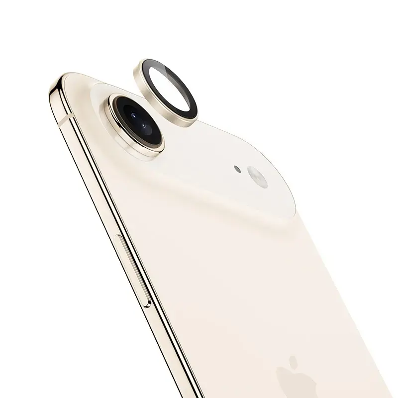 Benks Tempered glass Glass Warrior Lens Protector on camera for Iphone 17 Air (lens 1 piece) gold