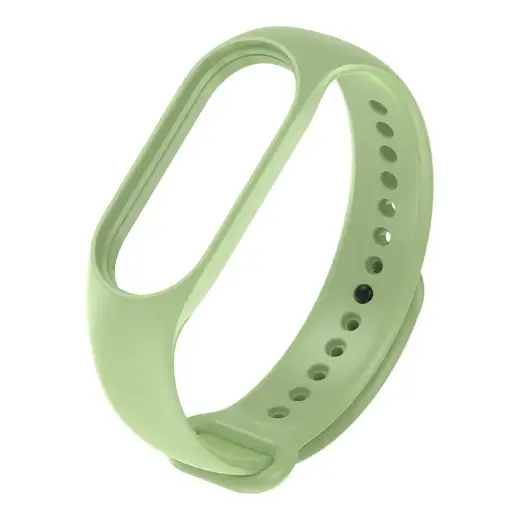 Fusion Accessories Wave viedpulksteņa siksniņa priekš Xiaomi Mi Band 7 | silikons | zaļa