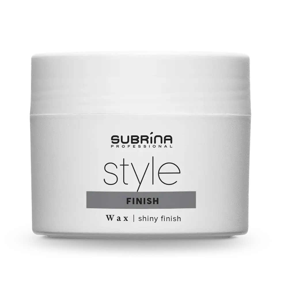 Subrina Professional, Style Finish, Hair Styling Wax, Shiny Finish, Flexible Hold, 100 ml