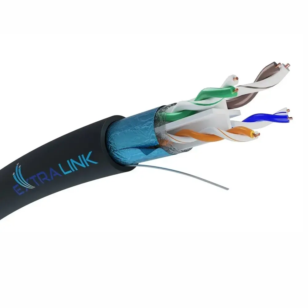 Network cable CAT6 FTP (F|UTP) V2 external twisted pair 50M