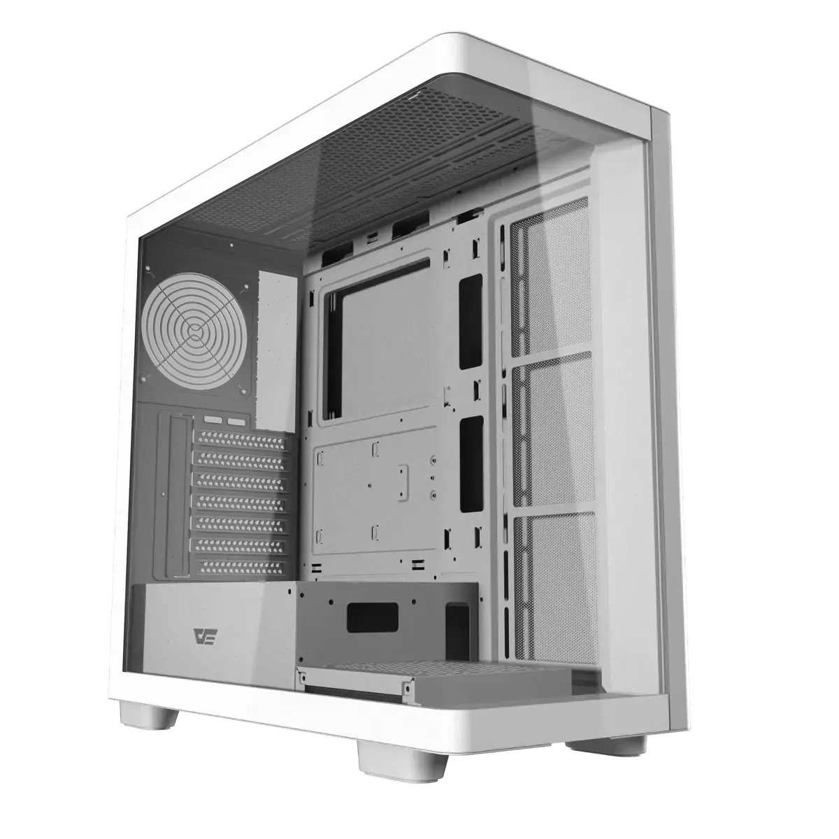 DarkFlash computer case DS900G White (No fans)