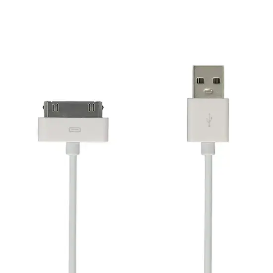 Cable - USB to 30 pins - Iphone 4G|4S 1 Meter WHITE