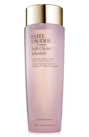 Estee Lauder Soft Clean Infusion Hydrating Essence Lotion with Amino Acid + Waterlily 400ml - Cream