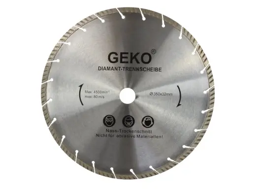 Segmenteeritud Turbo teemantketas 350mm x 32mm LASER-hall