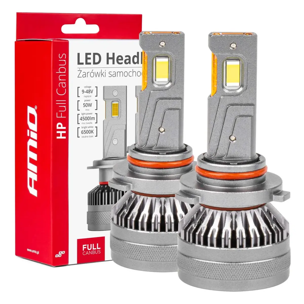 LED Headlights HP Series HB4 9006 Canbus AMiO-03679