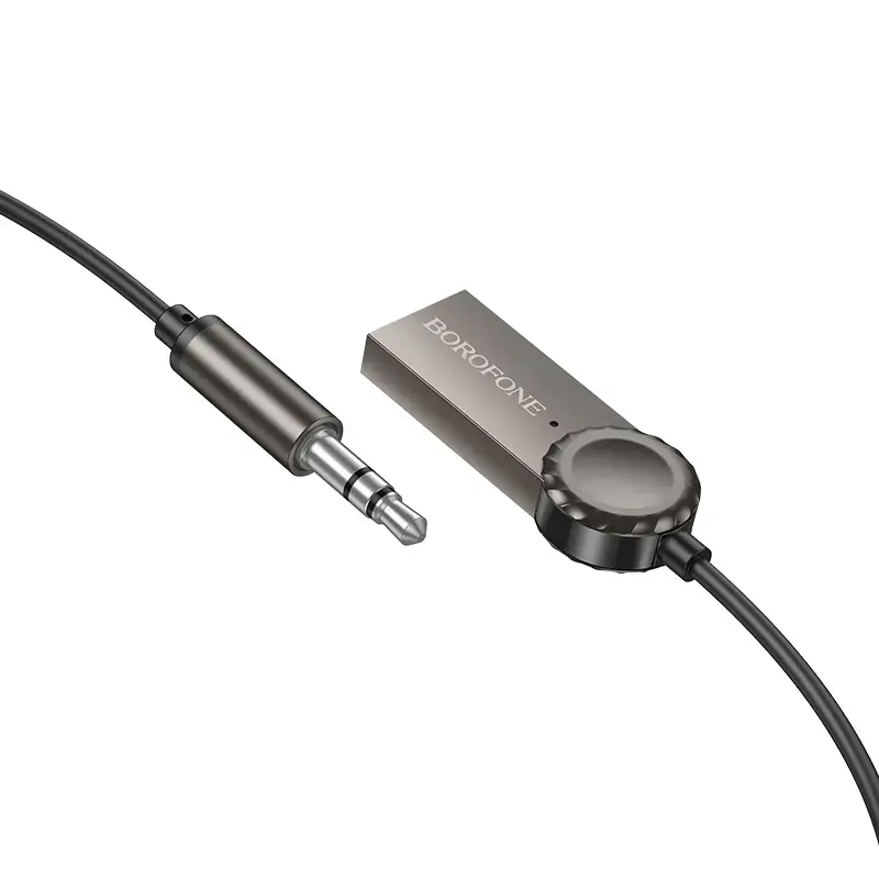 Borofone Audio Bluetooth Receiver AUX BC56 Peaceful grey