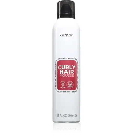 Kemon, Curly Hair Mousse, Hair Styling Mousse, Volume, Medium, 250 ml