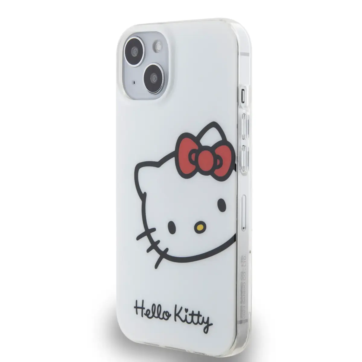 Hello Kitty IML Head Logo Case for  iPhone 13 White