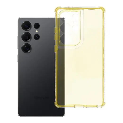 MATRIX CLEAR phone case for Samsung Galaxy S25 Ultra (S938) yellow