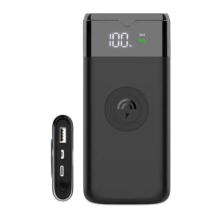 Dudao power bank 10000 mAh Power Delivery Quick Charge 3.0 Qi wireless charger 10 W black (K13Pro)