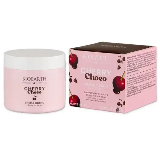 Bioearth, Cherry Choco, Hydrating & Softening, Body Cream, Daily, 300 ml