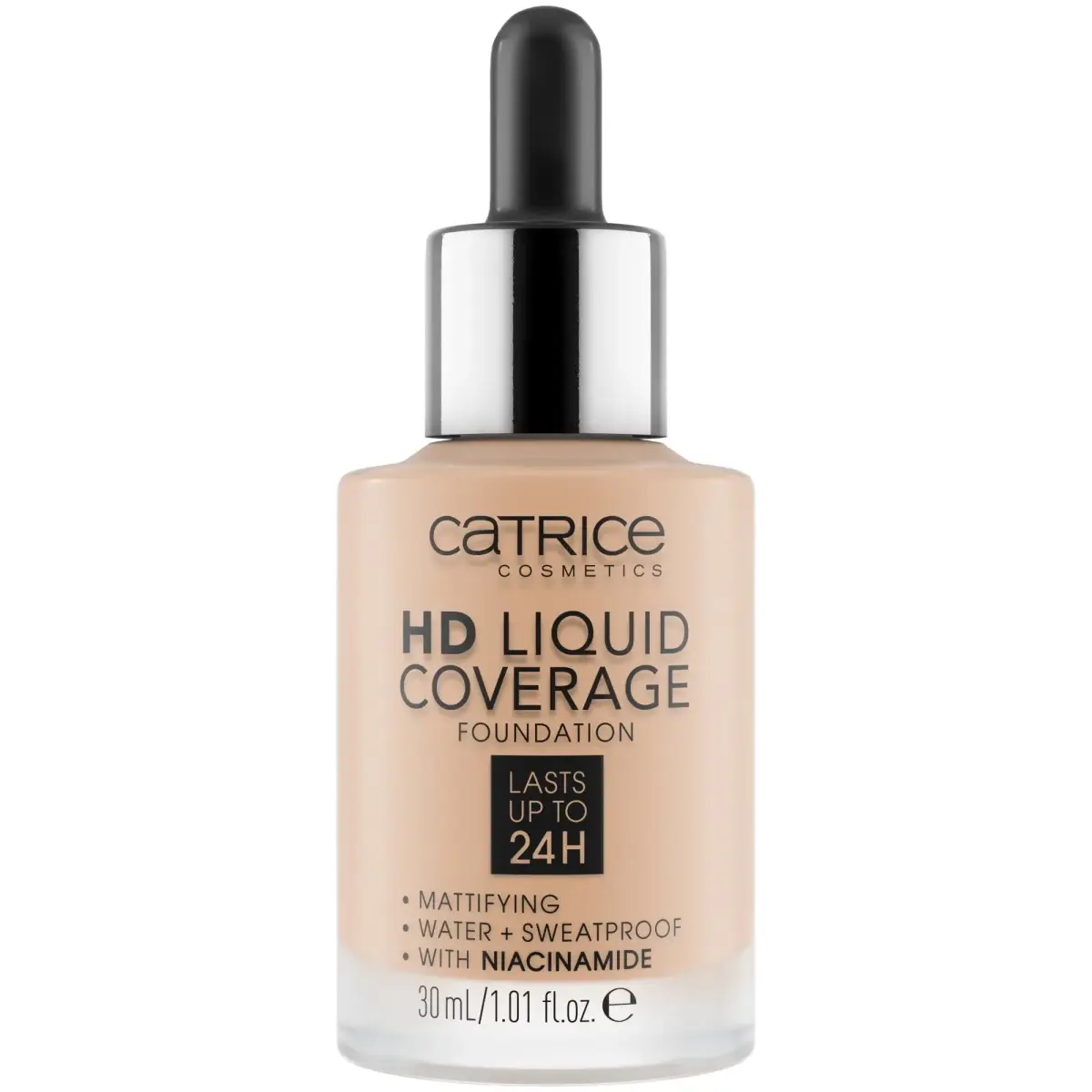 Catrice, HD, Vegan, Matte, Liquid Foundation, 050, Rosy Ash, 30 ml