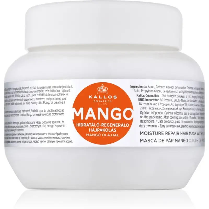 Kallos Hydrating Mask with Mango Oil 275ml