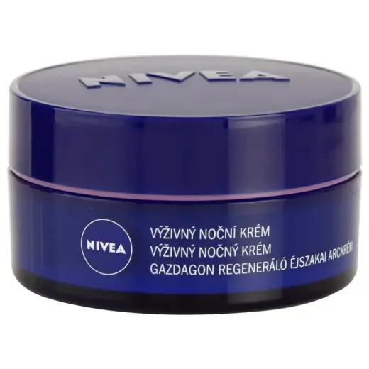 Nivea Nourishing and Regenerating Night Cream for Dry and Sensitive Skin 50 Ml Water Effect - 50 Ml