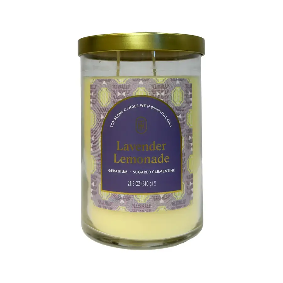 Aromātiskā svece Lavender Lemonade 610gr, +/- 70h