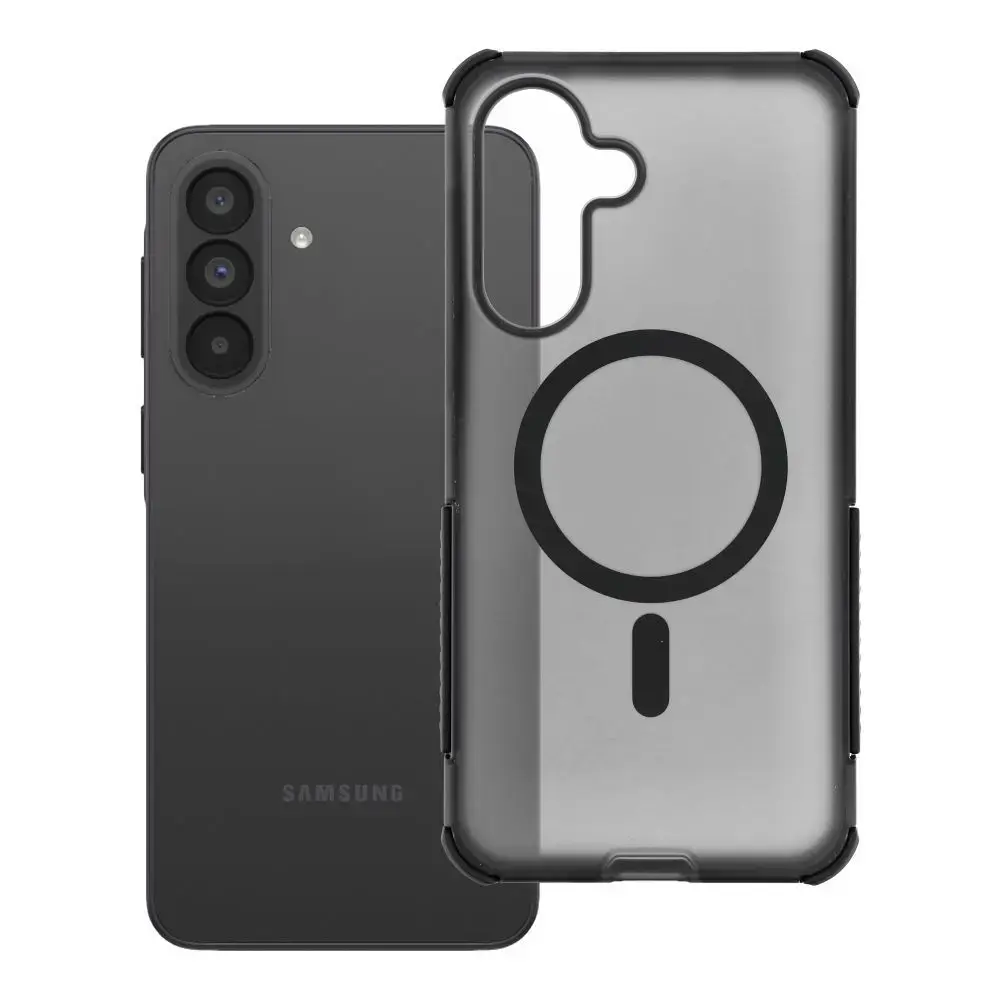 Case for Samsung A37 Forcell F-Protect BumperX Premium compatible with MagSafe black