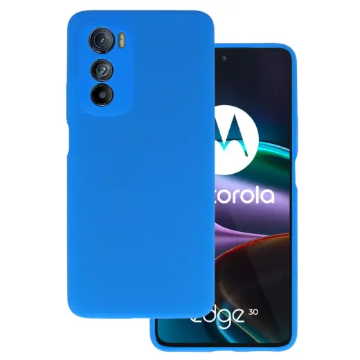 Silicone Lite Case for Motorola Edge 30 blue