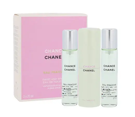 Chanel Chance Eau Fraiche 3x 20 ml Twist and Spray Eau de Toilette 20 ml