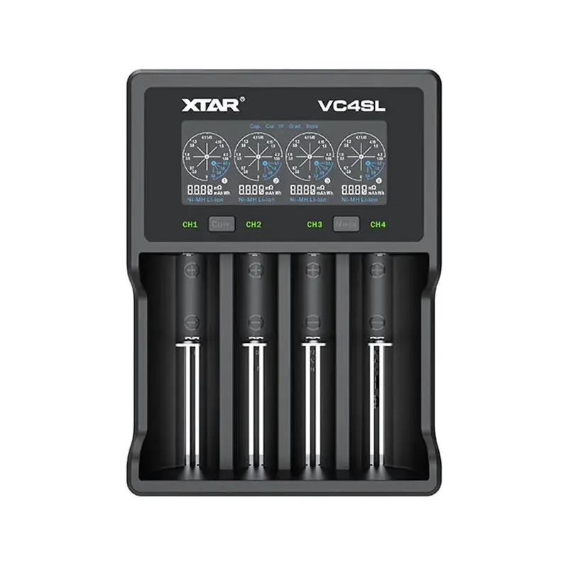 XTAR Lādētājs 1-4 Li-ion 10440-32650, AAAA/AAA/AA/A/A/SC/C/D