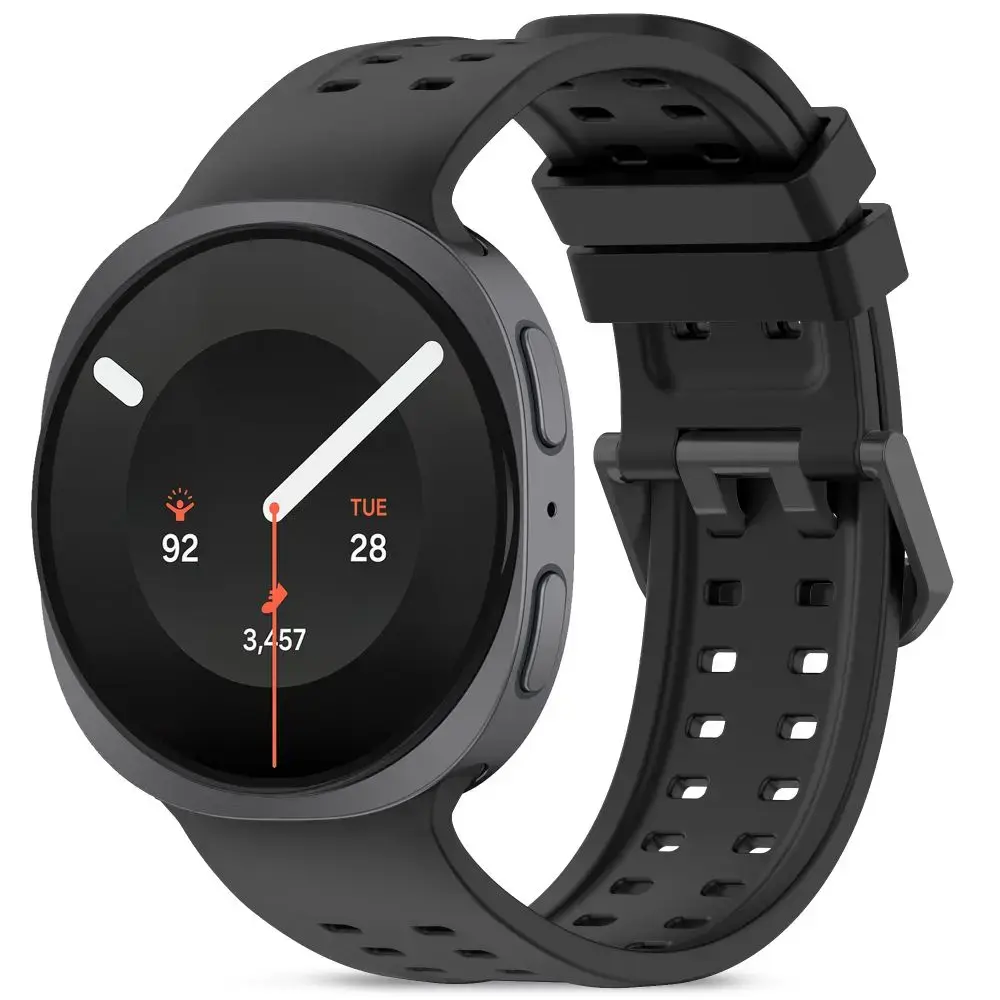 Tech-Protect Silicone Air smartwatch case for Samsung Galaxy Watch 8/9/Classic (40/44/46 mm) | black