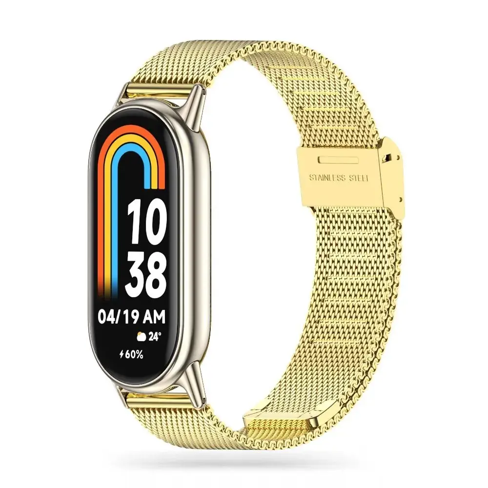 Tech-Protect MilaneseBand strap for Xiaomi Smart Band 8 | 8 NFC - gold