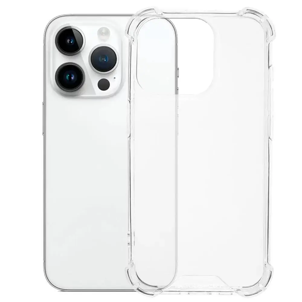 Fusion anti shock 1.5 mm silikona maciņš Apple iPhone 15 Pro caurspīdīgs