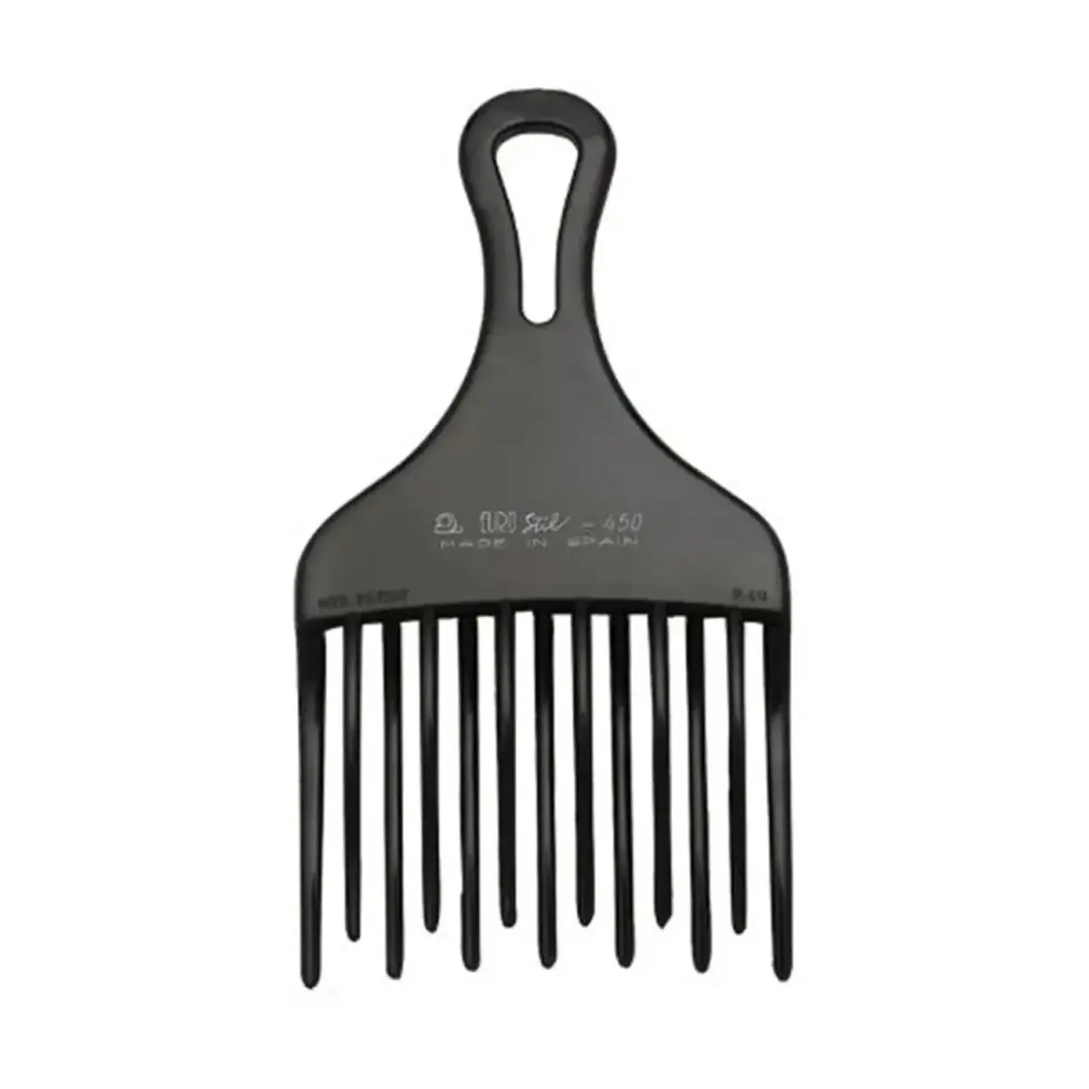 Eurostil Peine Ahuecador Doble Pua Grande Negro Negro 1un
