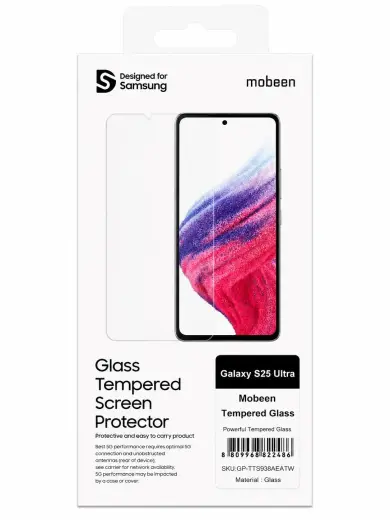 Samsung by Mobeen GP-TTS938AEA grūdintas apsauginis stiklas telefonui Galaxy S25 Ultra
