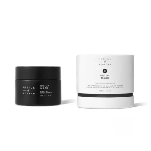 Pestle & Mortar Detox Mask in Clear