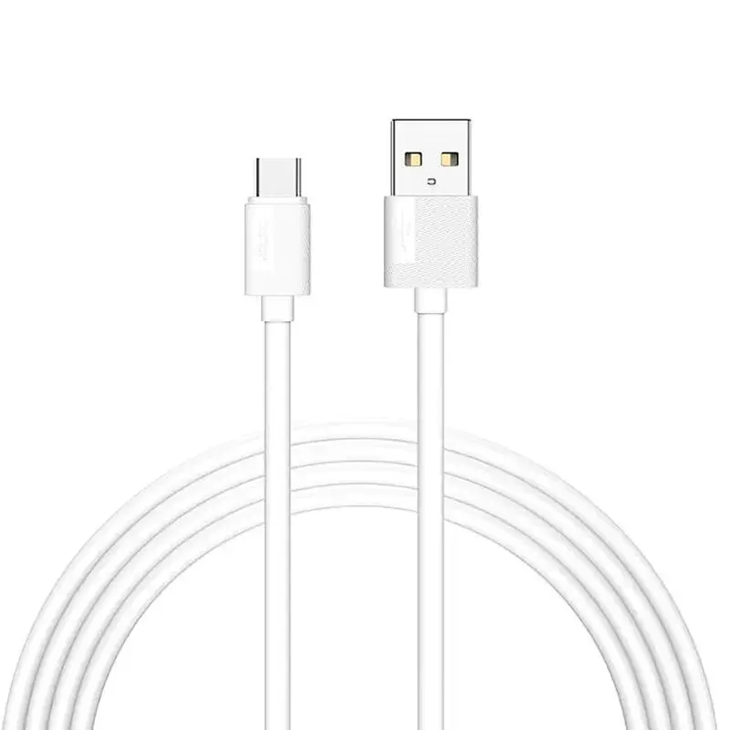 CABLE T-PHOX NETS TYPE-C WHITE 3A ; PVC ; 2M
