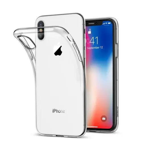 Clear 2 mm telefono dėklas iPhone X | iPhone XS skaidrus
