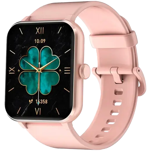 Blackview R50, 1.85-inch TFT HD, 350mAh Battery, 24-hour SpO2 Detection + Heart Rate Monitoring, Calls and SMS notification, Pink