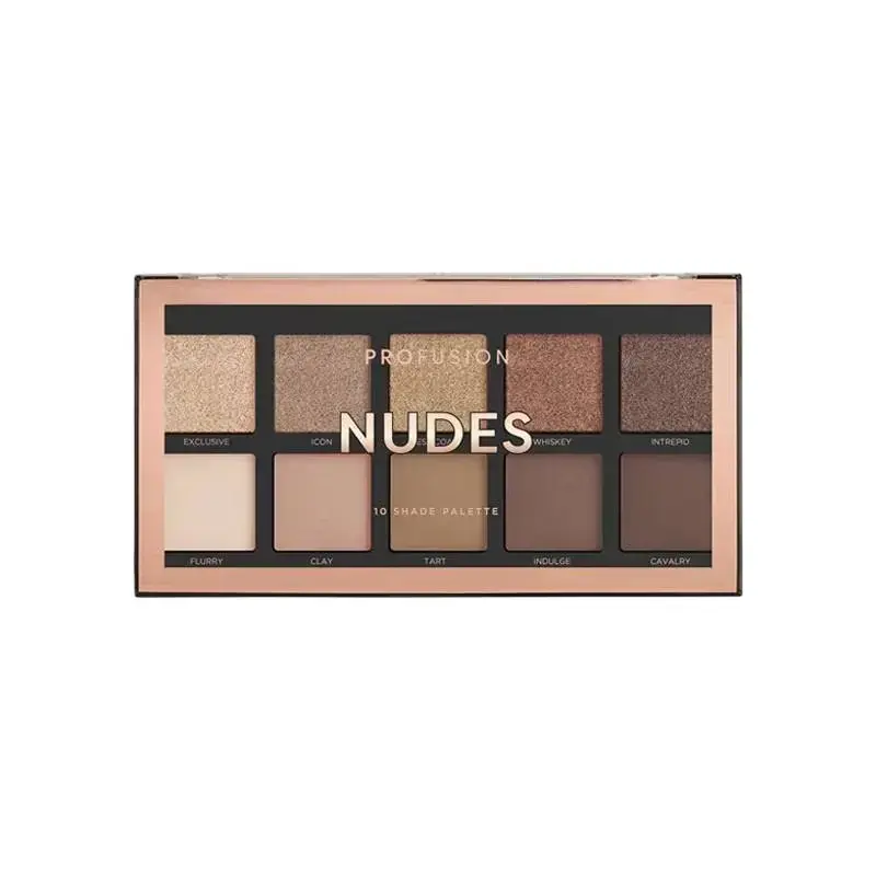 Profusion Cosmetics, Nudes, Eyeshadow Palette, Nudes, 10 Shades, 103 g