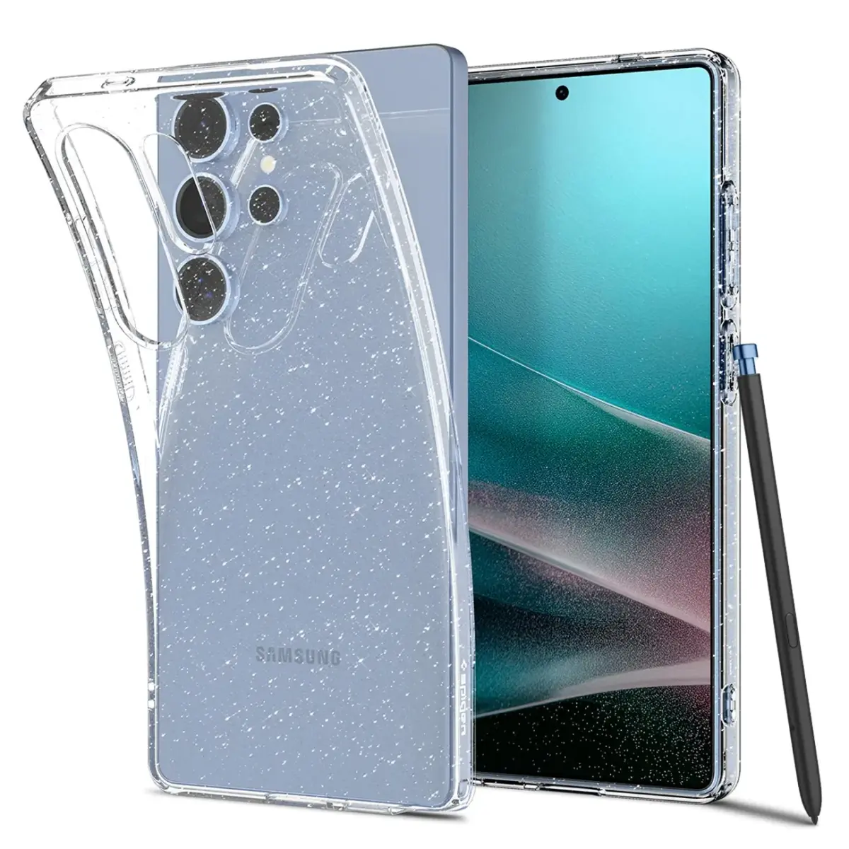 Spigen Liquid Crystal Case for Samsung Galaxy S25 Ultra - Clear Glitter