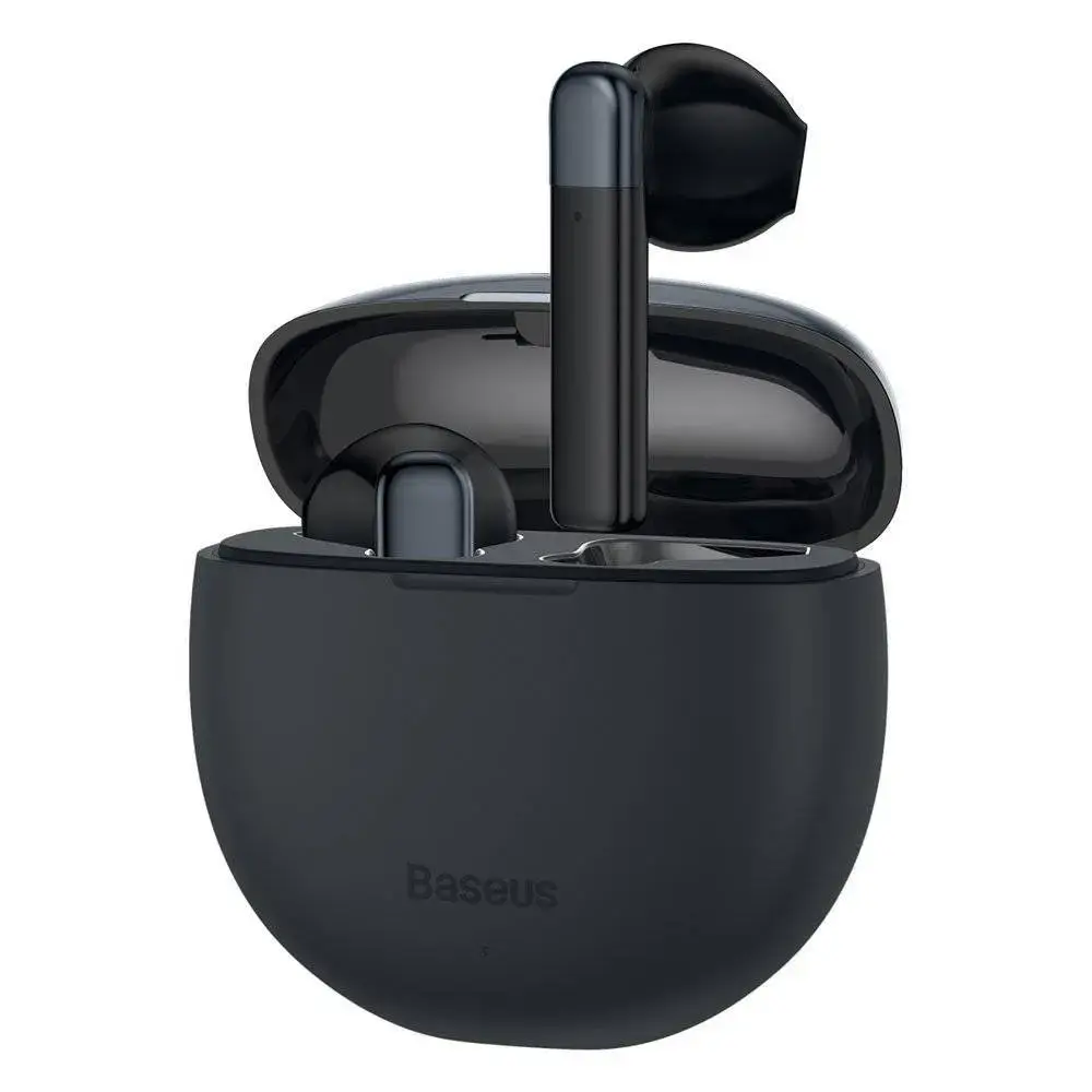 Wireless headphones Baseus Encok W2, Bluetooth 5.0 (black)