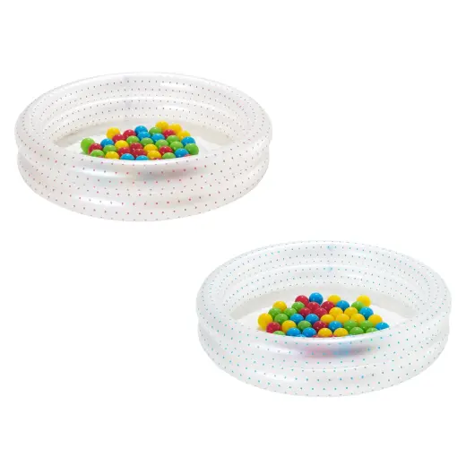 Zils baseins 91x20cm + BESTWAY bumbas