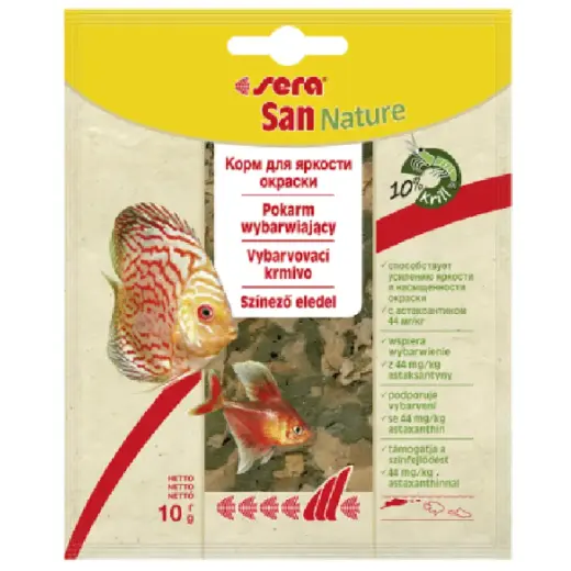 Barība zivīm : Sera San Nature, 10 ml