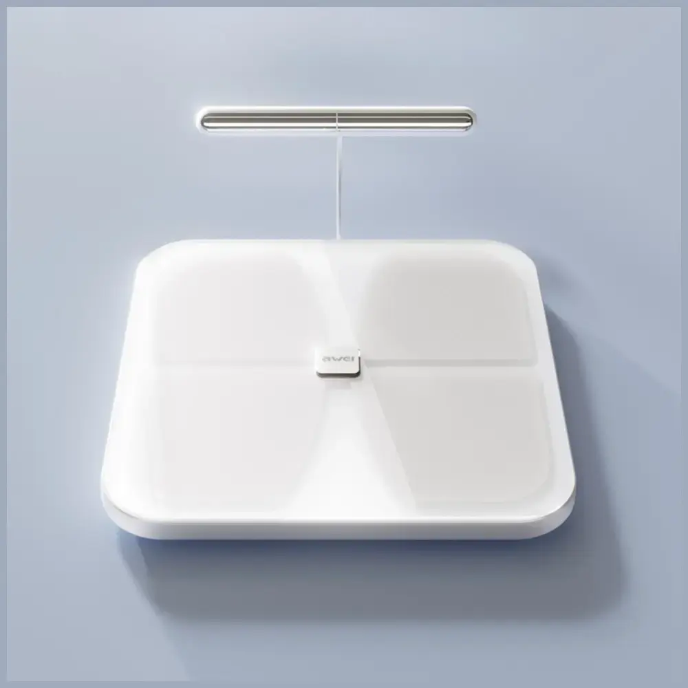 AWEI SS1 Multifunctional Body Scale Bluetooth 5.0 500mAh White