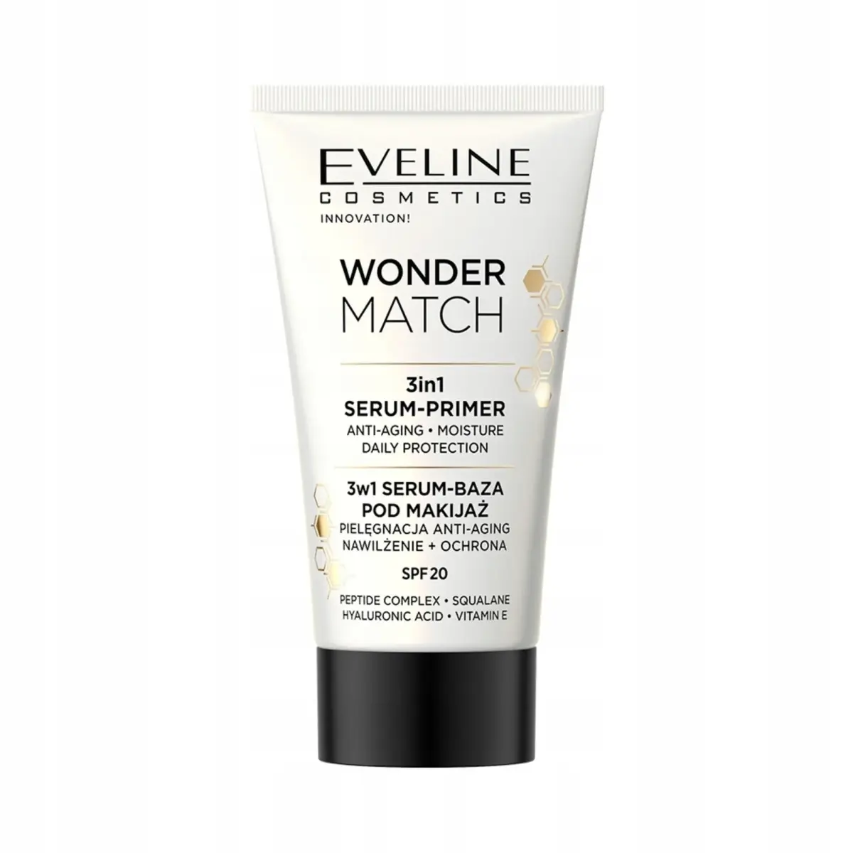 Eveline Cosmetics, Wonder Match 3in1, Protecting, Liquid Primer, SPF 20, 30 ml