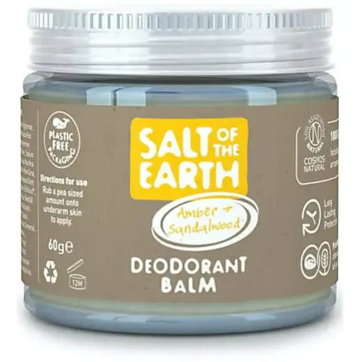 Salt of the Earth Amber & Sandalwood Natural Deodorant Balm