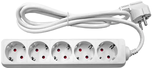 Pagarinātājs 5-vietīgs 3m a/z pievadvads 3Gx1.5mm