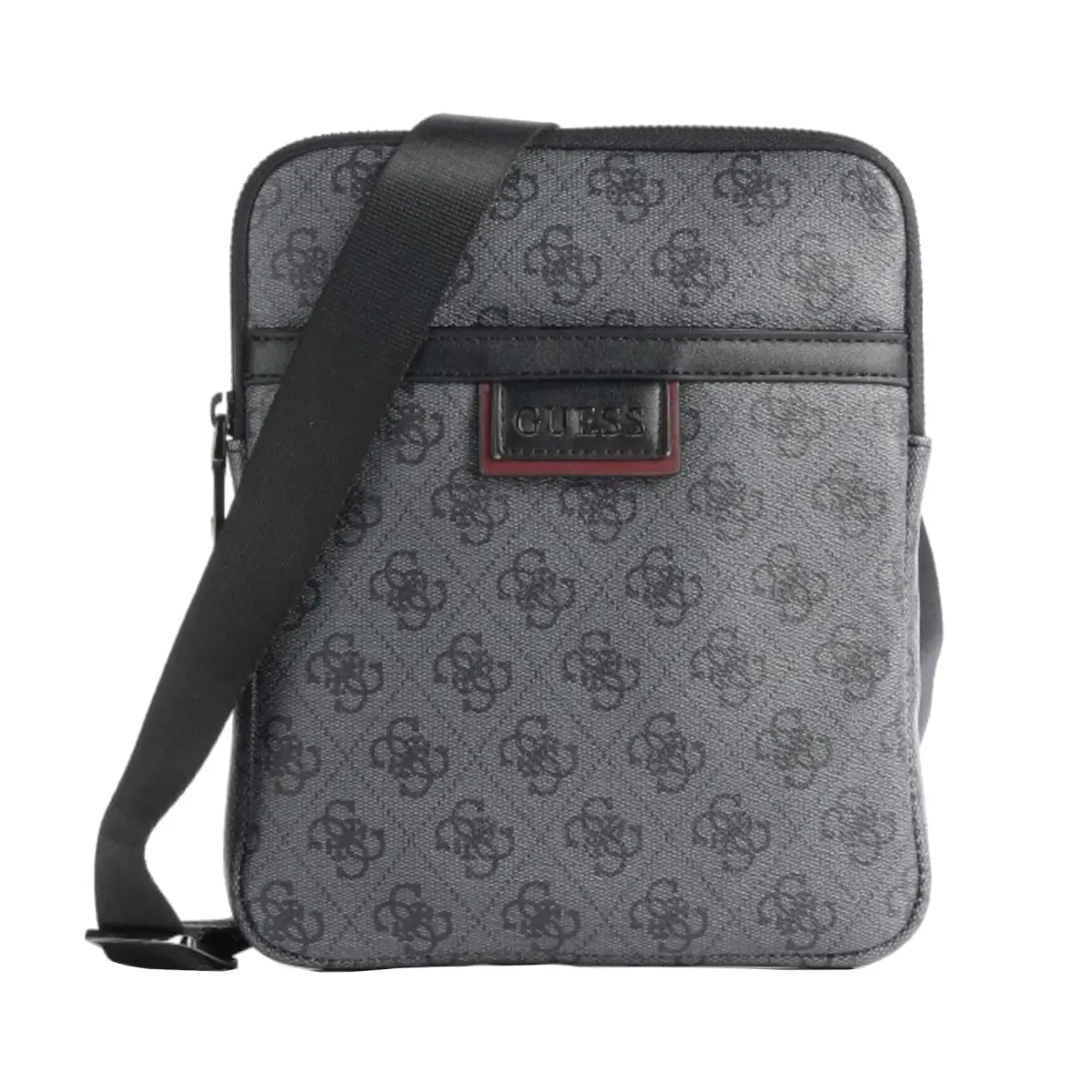 Guess, Vezzola, Textile Crossbody Bag, Black, HMVEZLP1123, 19 x 24 x 2cm, For Women