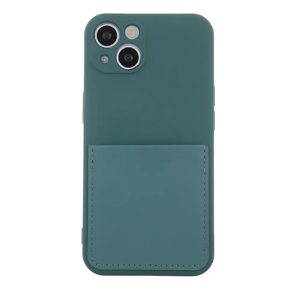 Fusion Card Case silikona aizsargapvalks Samsung A236 Galaxy A23 5G zaļš