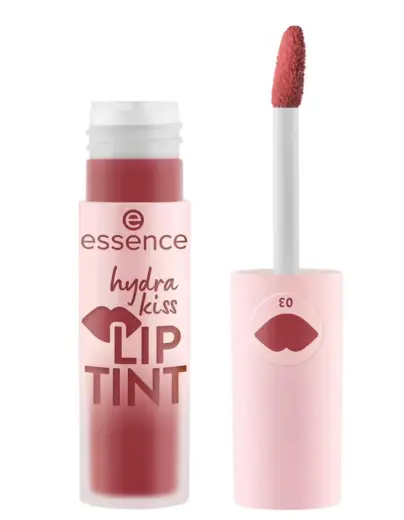 Essence, Hydra Kiss, Glossy, Lip Gloss, 03, Rosy Blossom, 4 ml