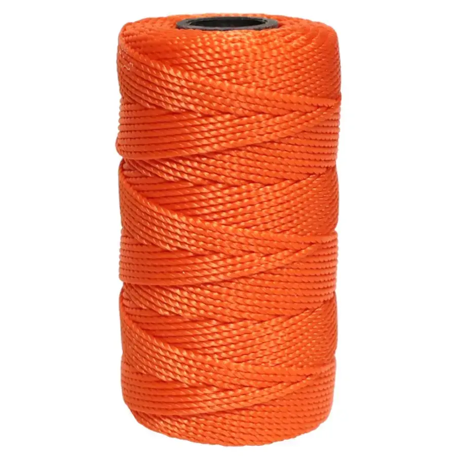 Lasso Cord twisted polypropylene 1.5 mm x 100 m, orange