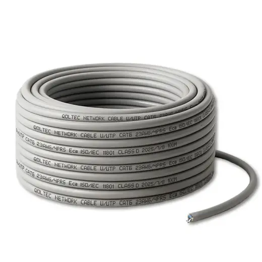 Qoltec Ethernet LAN võrgukaabel | Cat6 | UTP | 1Gbps | 100m | hall