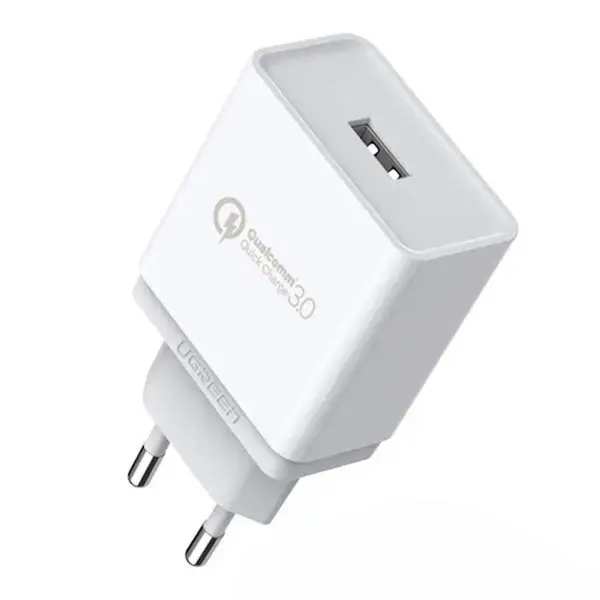 Ugreen CD122 tīkla lādētājs | Quick Charge 3.0 | USB-A | balts