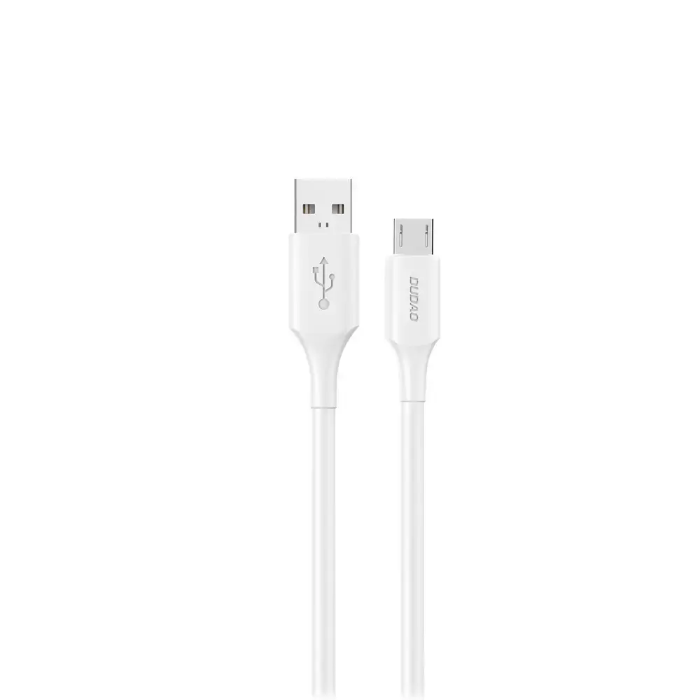 Dudao L2SM datu pārraides un uzlādes vads | USB-A uz Micro USB | 30W | 1.2m | balts