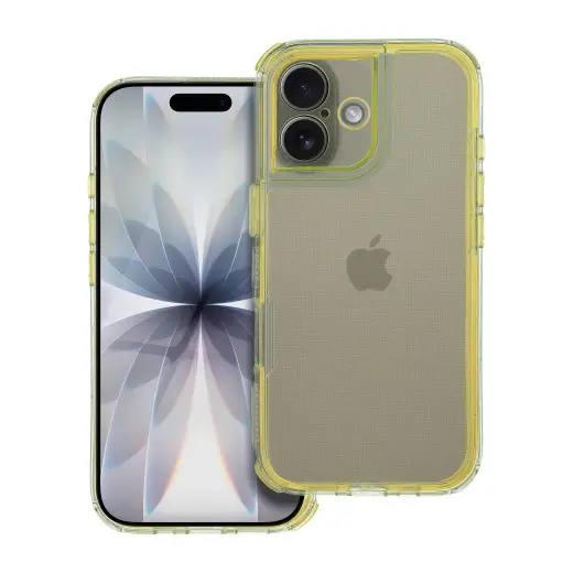 MATRIX CLEAR maciņš telefonam iPhone 17 dzeltens