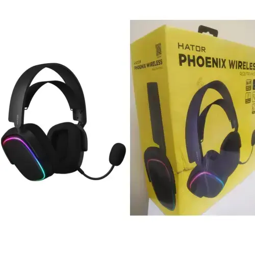 Hator HTA-870 Phoenix Bezvadu austiņas ar mikrofonu (Bojāts iepakojums)